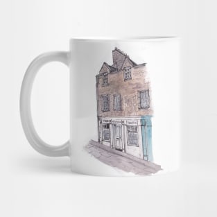 Edinburgh Building Scotland Watercolor Illustration Mug